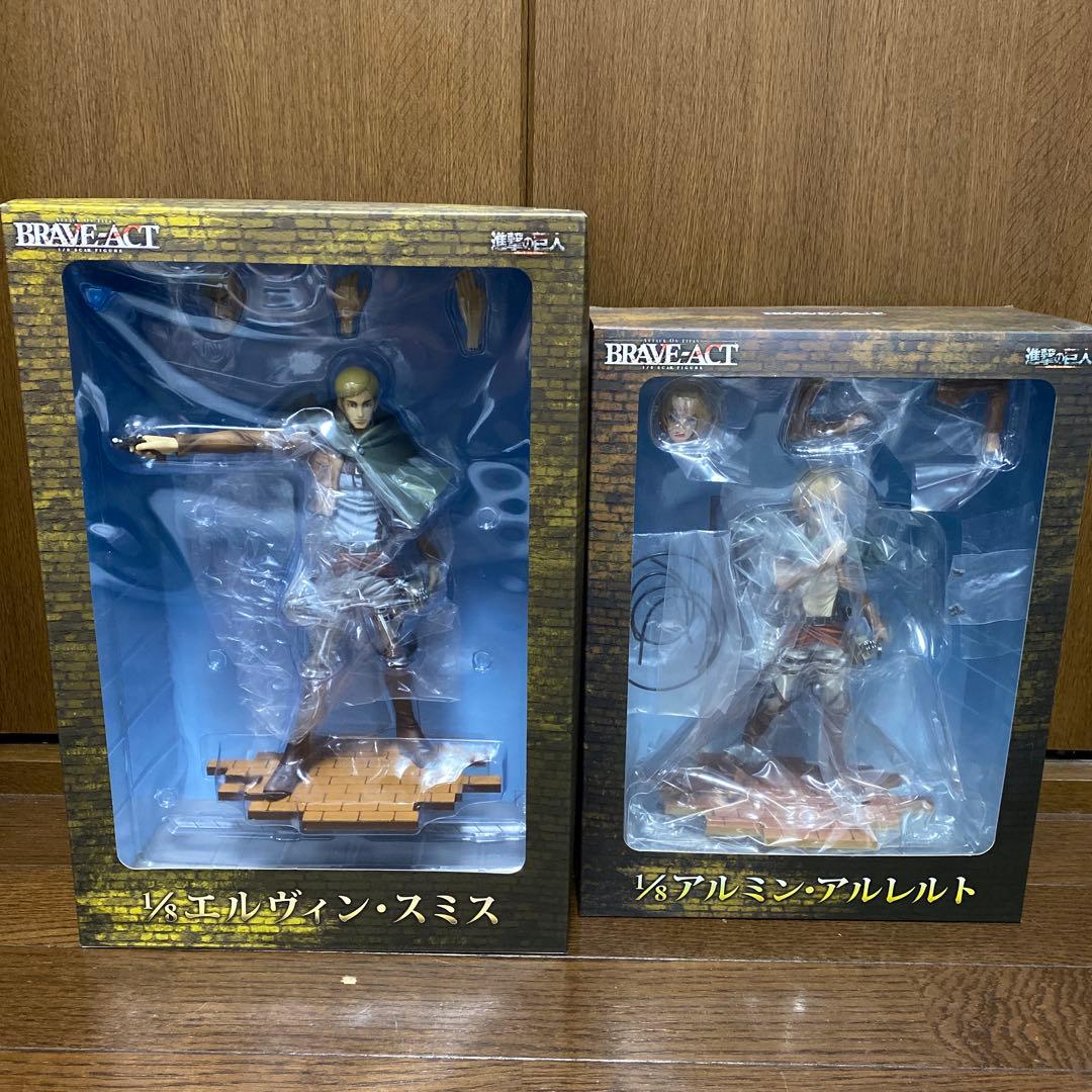 BRAVE-ACT 進撃の巨人 1/8 エルヴィン アルミン フィギュア