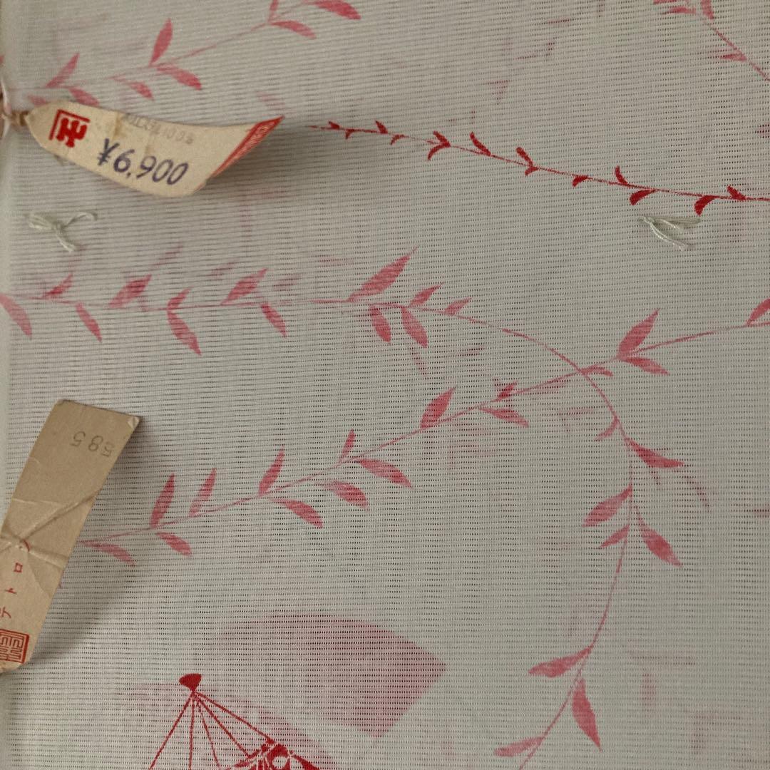 着物　反物 6点セット　白　青　花柄