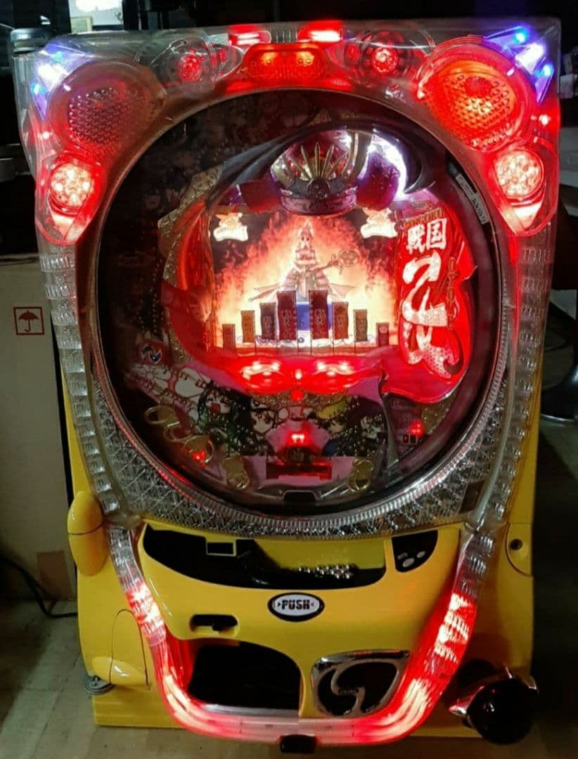 パチンコ実機　初代　CRA戦国乙女9AW　1/99ver　甘デジ　循環式　激レア