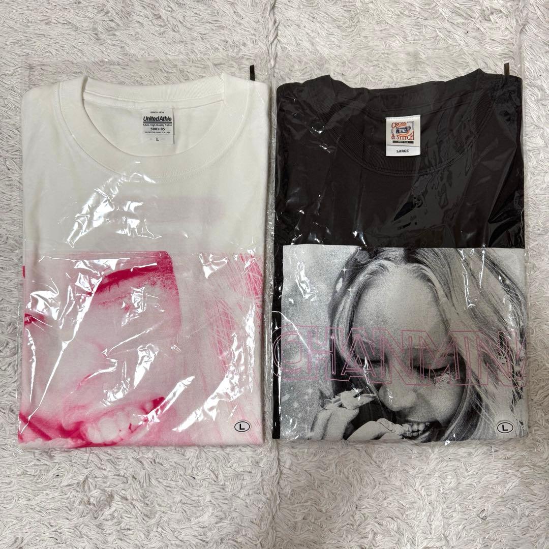 ちゃんみな Tシャツ（L）2枚、ペンライト2本セット