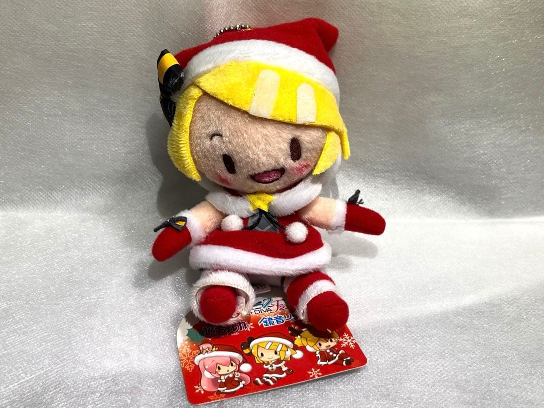 ふわふわキーチェーンマスコット クリスマス 初音ミク 鏡音リン 鏡音レン