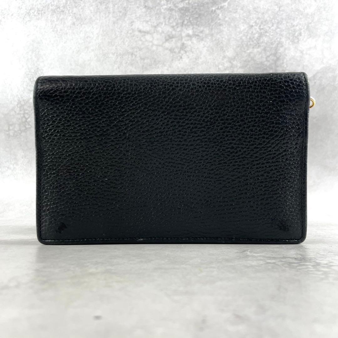 入手困難✨ GUCCI グッチ チェーンショルダー ウォレット ブラック