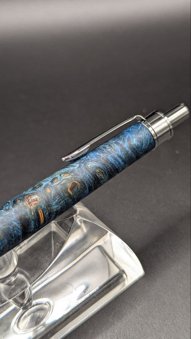 351ペン工房翌檜　スタビライズドウッドバーチバール　木軸シャーペン　ボールペン