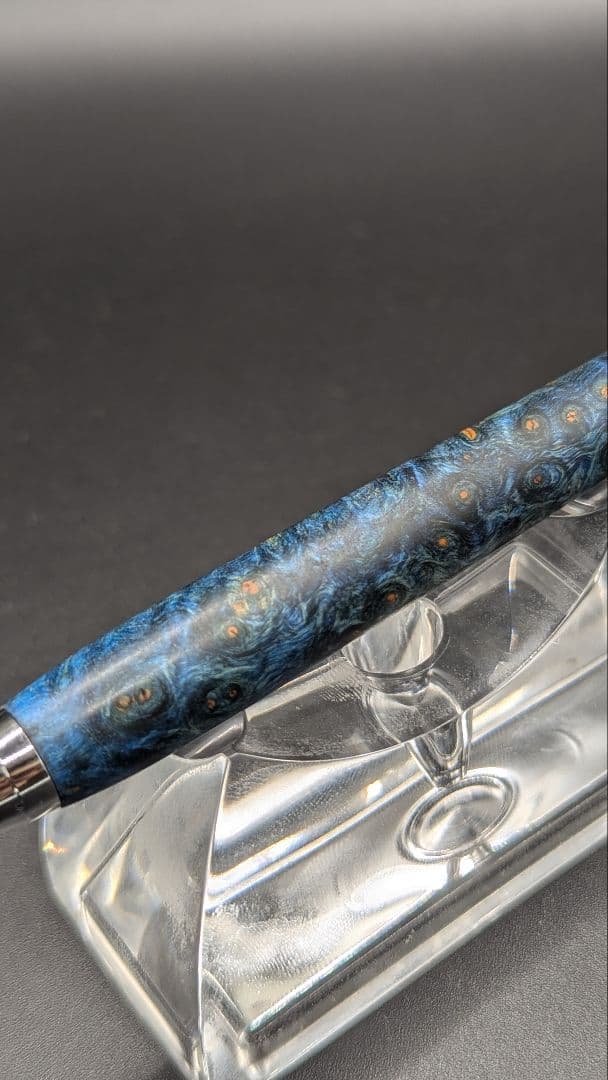 351ペン工房翌檜　スタビライズドウッドバーチバール　木軸シャーペン　ボールペン