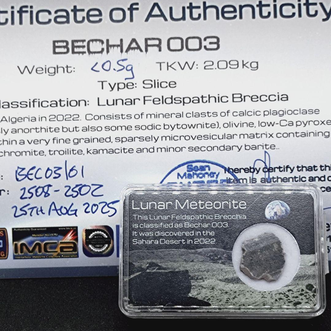 月隕石（ベシャール003）A2502