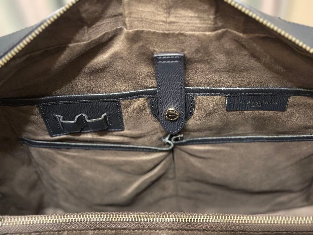 PELLE MORBIDA ビジネスバッグ ダークグレー