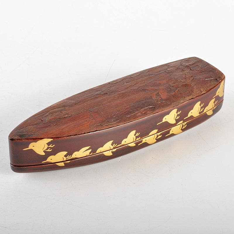 茶道具　中村宗悦作　又妙斎好　舟香合　蜑少女　共箱　V　6183