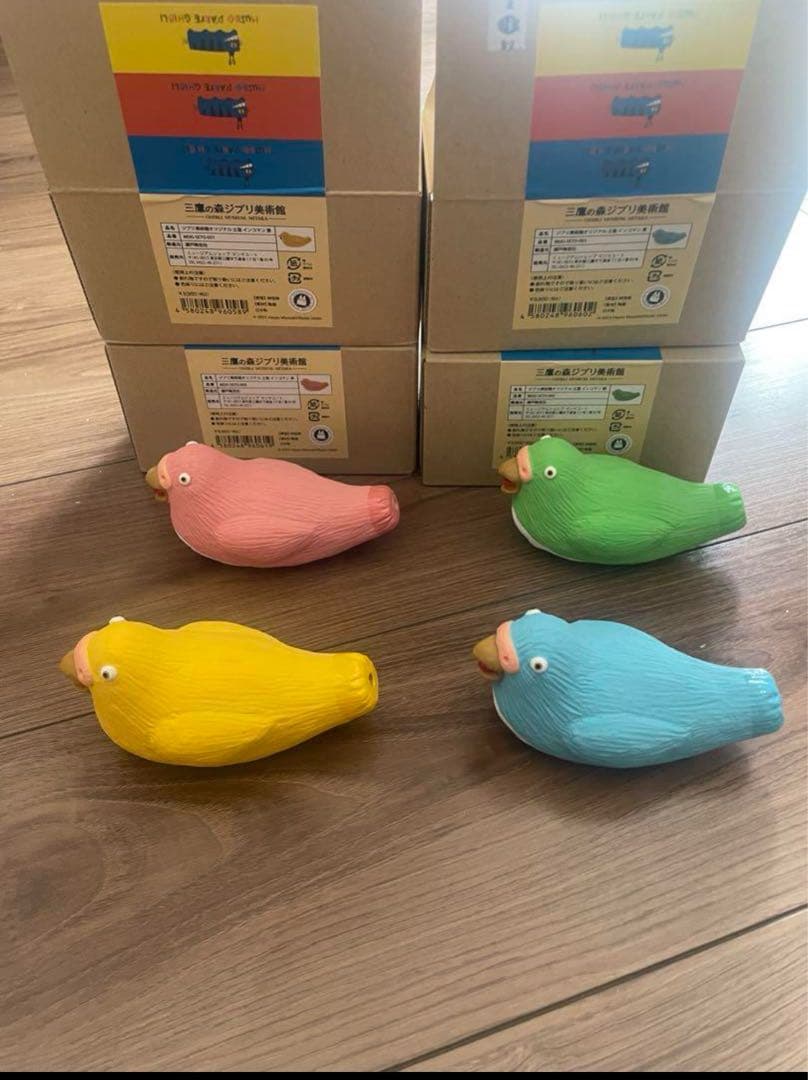 ジブリ美術館君たちどう生きるか土笛 日本製手作り 4点セット