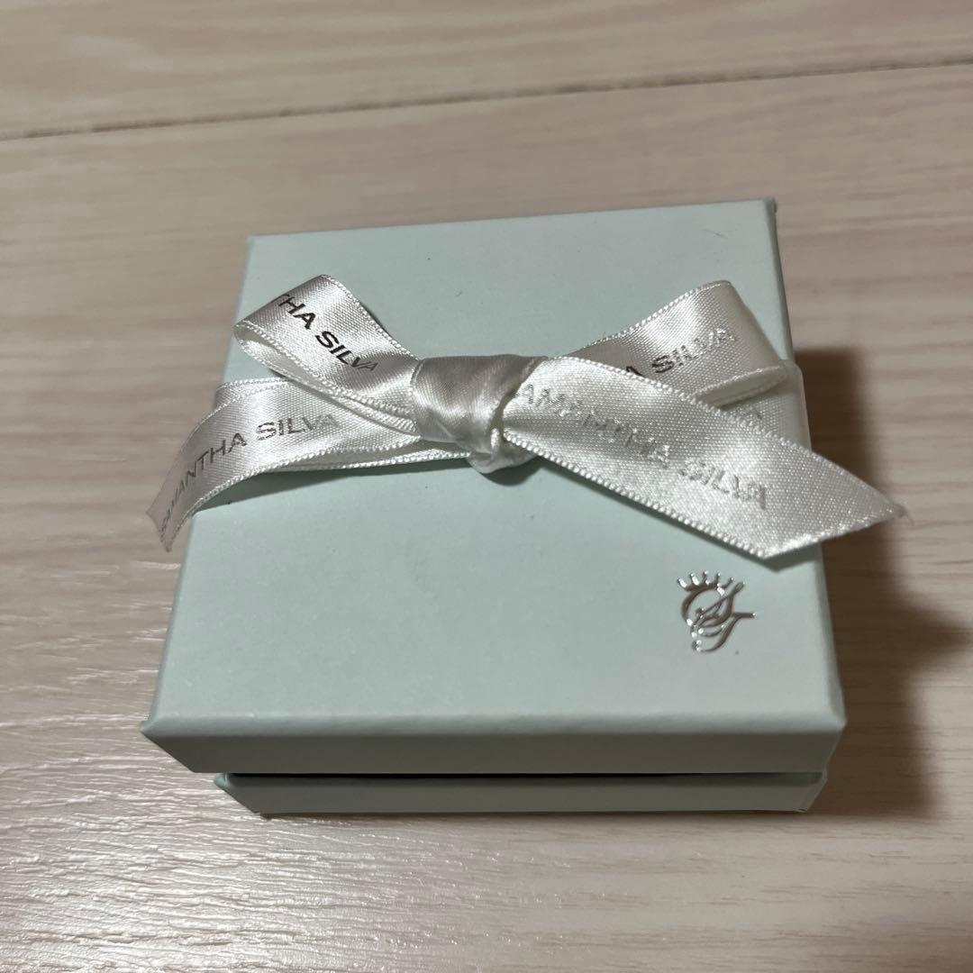 新品　K10 サマンサシルヴァ ゴールド アメリカンピアス ハート　ラブチェーン