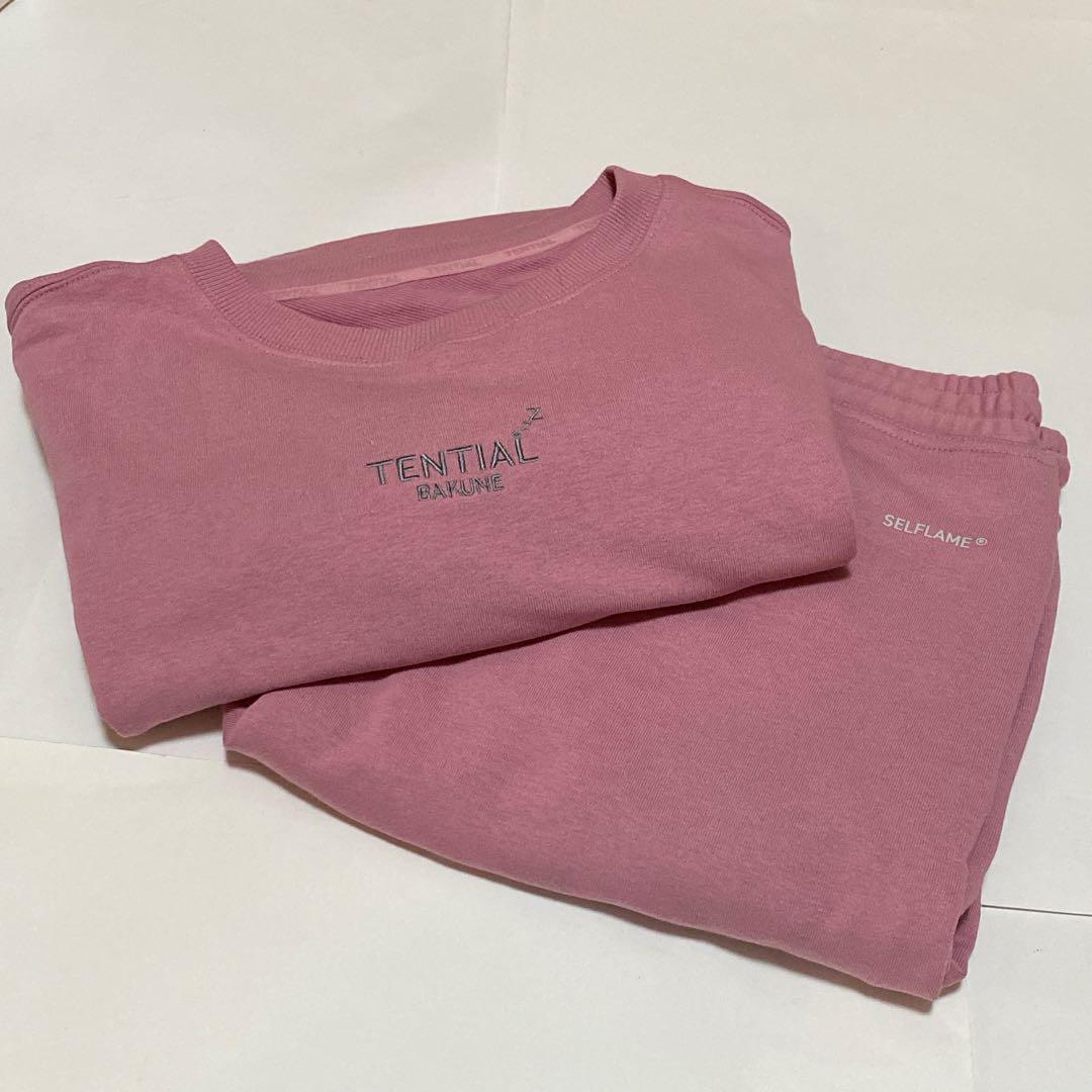 TENTIAL BAKUNE スウェット ウィメンズ 上下セット XL ピンク