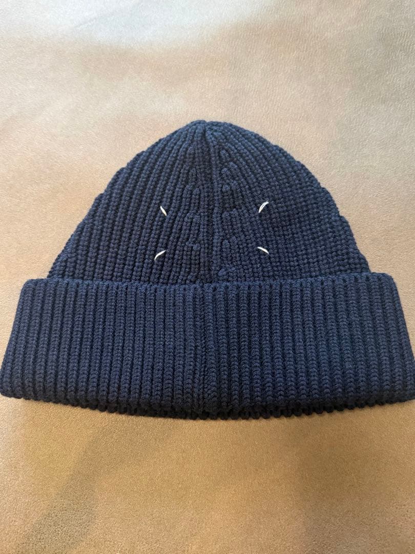 ［早い者勝ち］Maison Margiela ネイビー ニット帽 Sサイズ