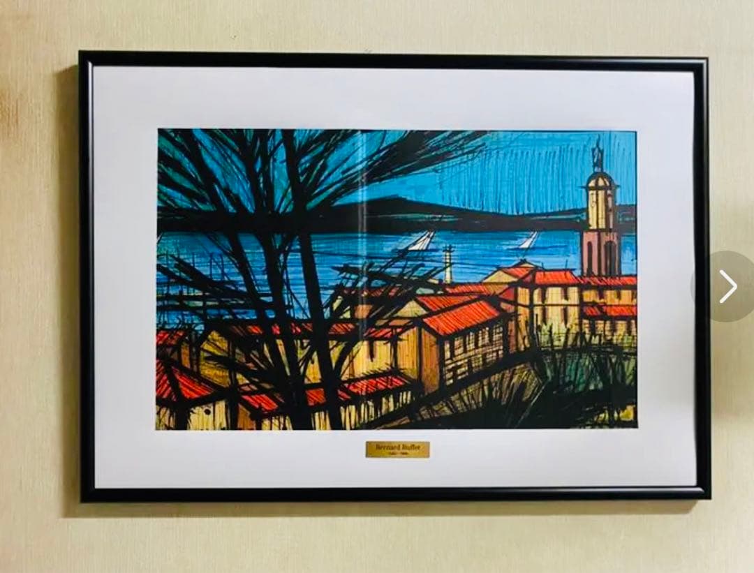 ベルナール・ビュッフェ<小さな海岸> 1979リトグラフ