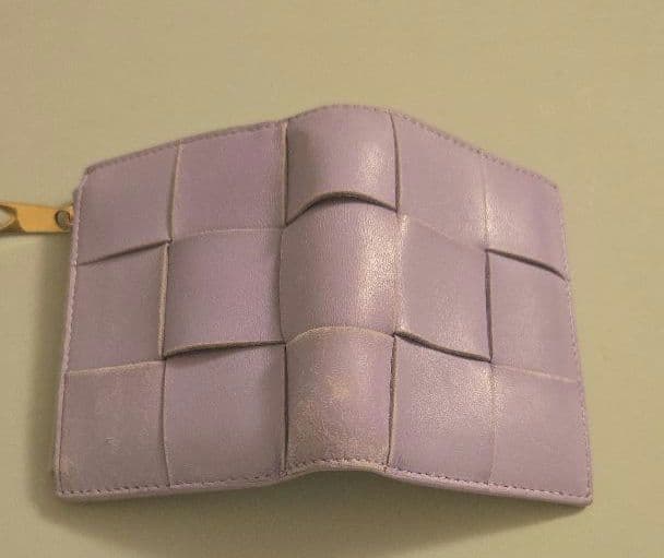 Bottega Veneta ラベンダー 二つ折り財布