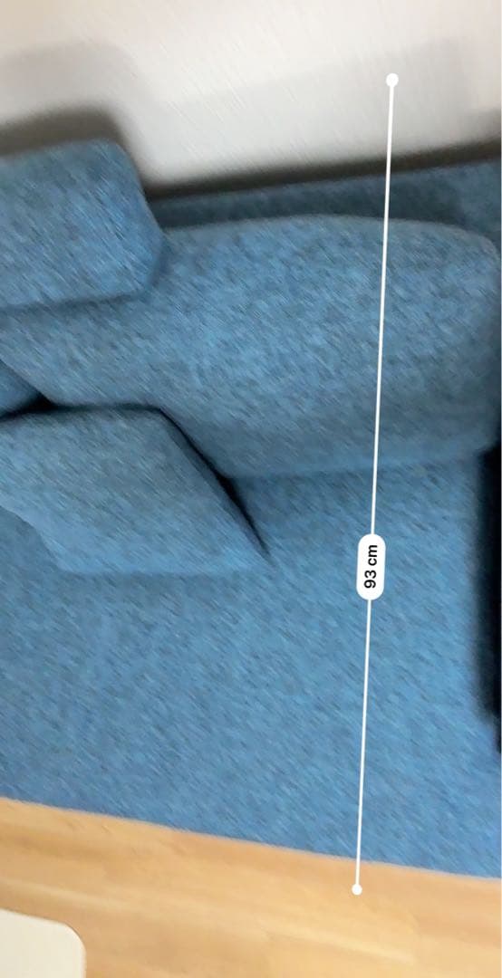 近い地域推奨　引き取り限定　ロウヤ　L字型ソファセット　ネイビー