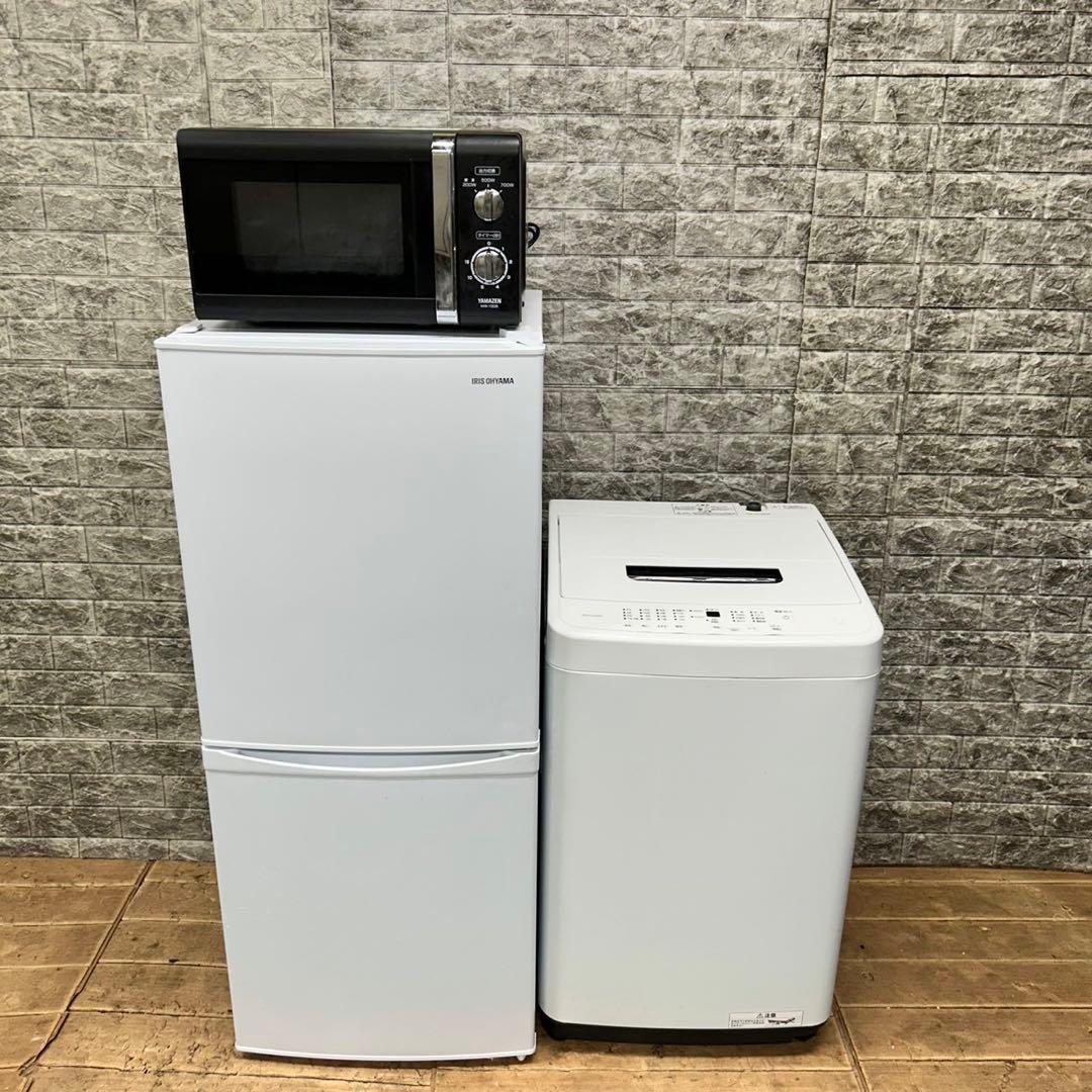 16 22〜23年製　冷蔵庫　洗濯機　電子レンジ　3点セット　小型　一人暮らし