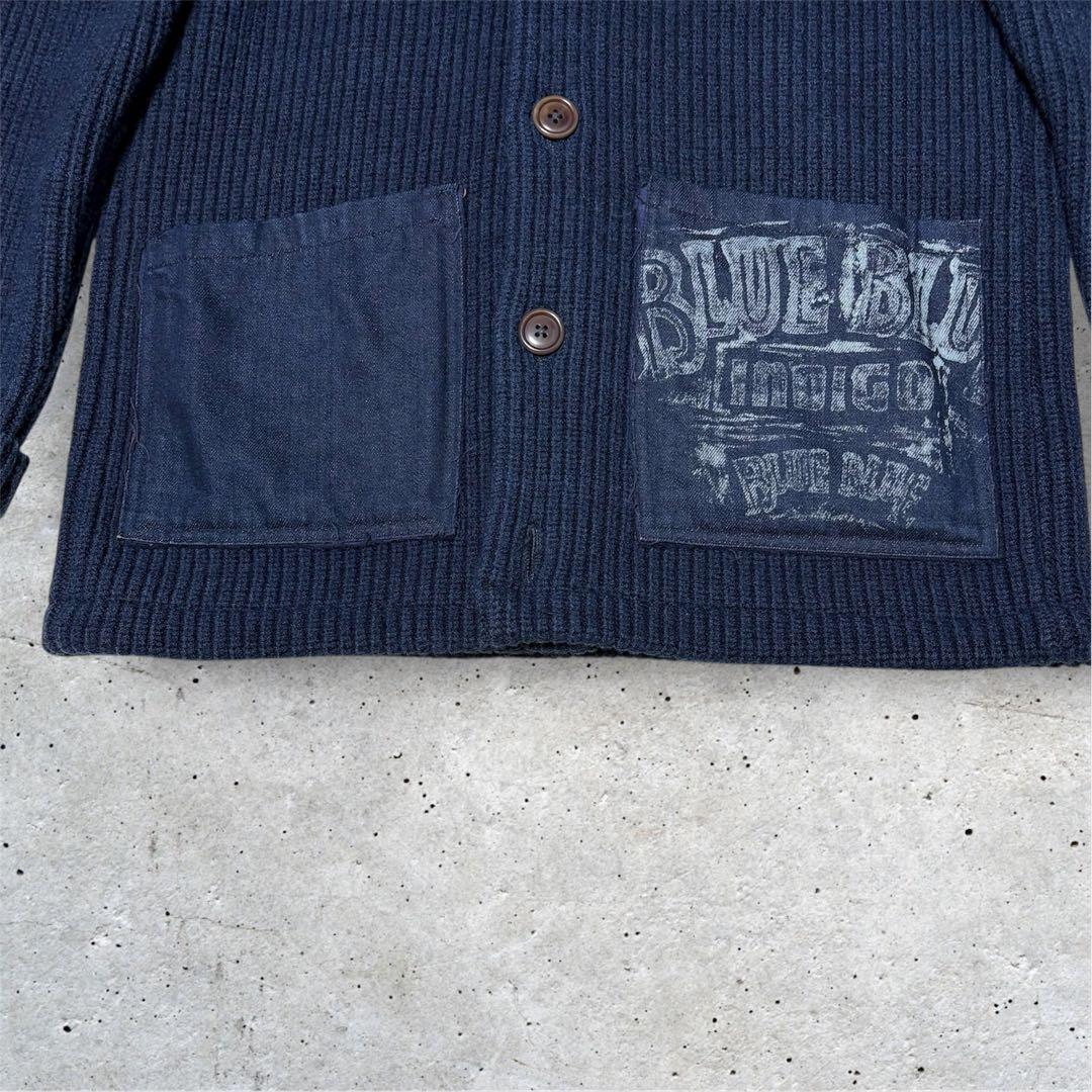 BLUE BLUE 圧縮ニットジャケット キムタク着 ラブジェネ 名作