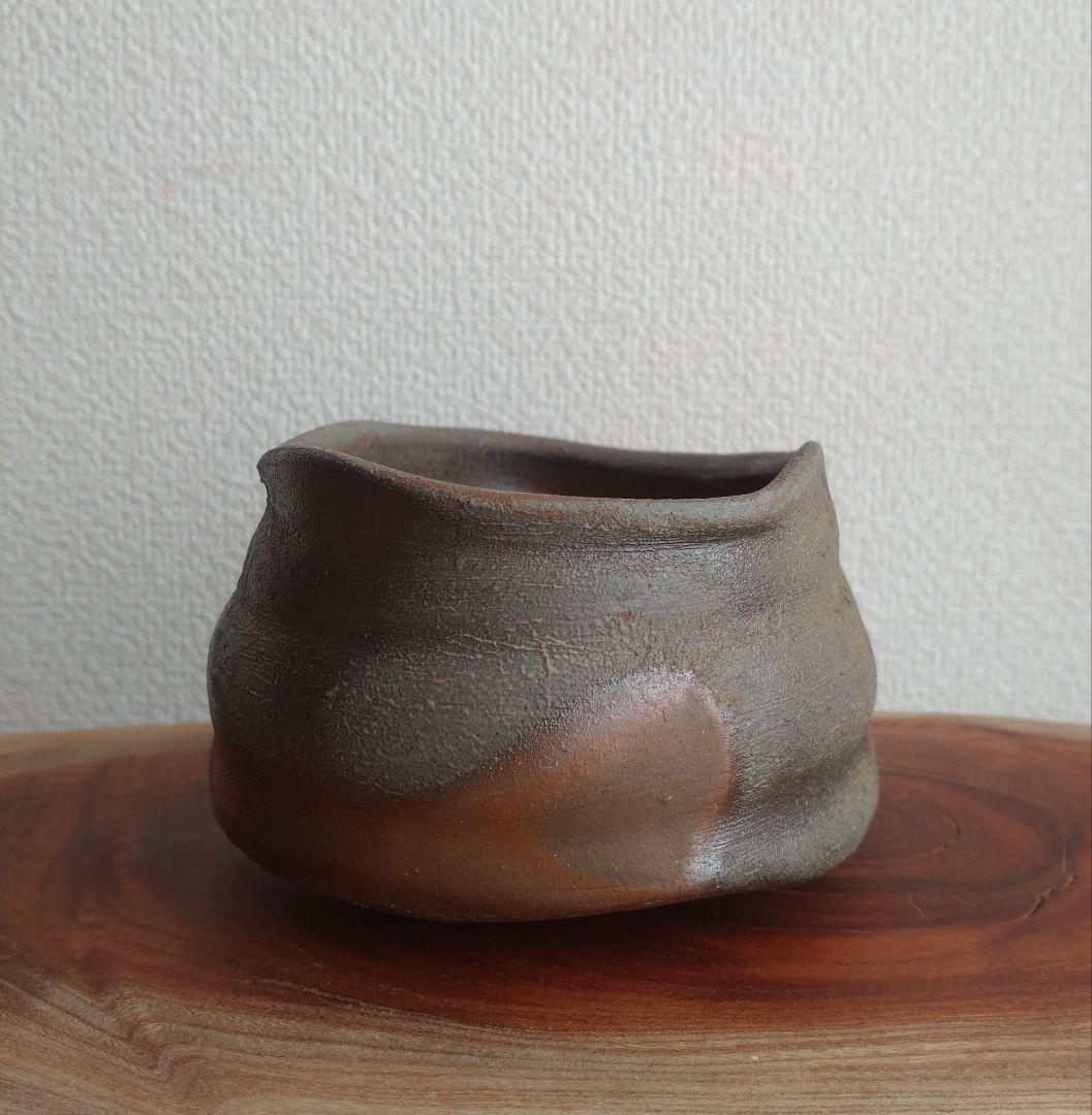【窯変茶盌】中村和樹　観音土の緋色　中村六郎　中村眞　沓茶碗　古田織部