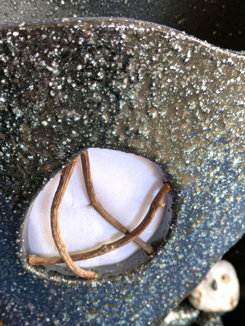 お値下げ❁信楽焼❁梟さんスタンドランプ❁