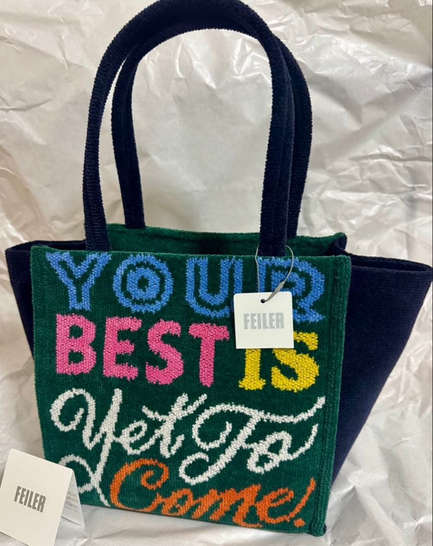 FEILER ショーゴセキネ コラボ　メッセージ　トート　限定　希少　メッセージ