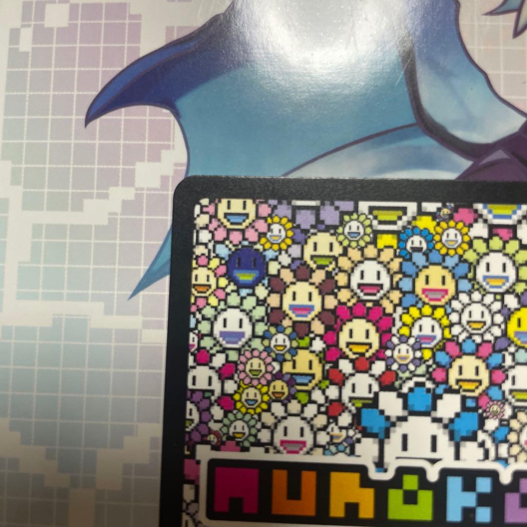 【サイン入り】お花ぎっしり UR サインカード　村上隆