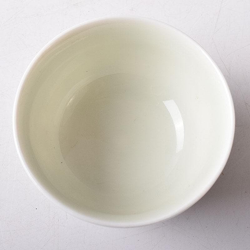 中国　大明成化年製　豆彩唐子文盃　酒盃　時代箱　C　7874