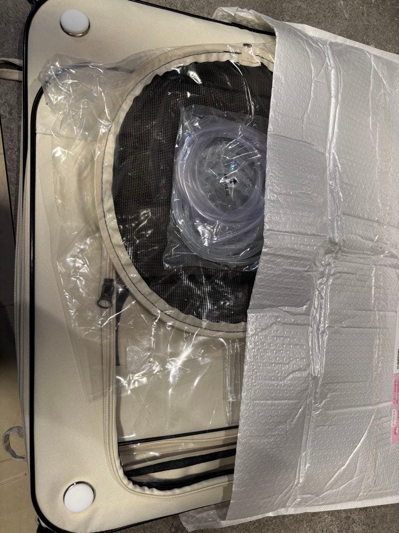 ペット用 酸素室セット Sサイズ 酸素濃縮器・酸素濃度計付き