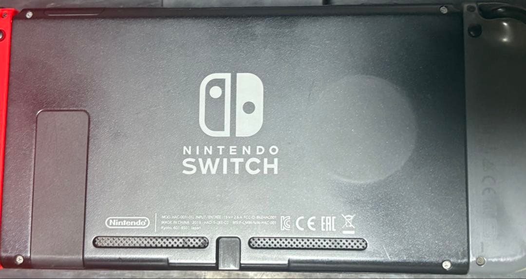 【動作確認済・初期化済】箱なし Switch本体 付属品あり