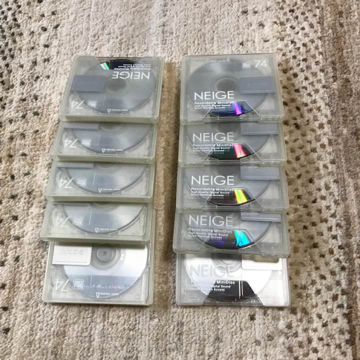 ソニー MDディスク 74分×10枚