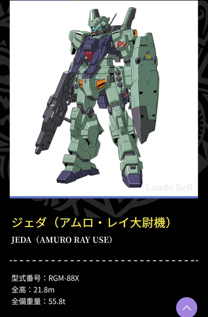 【未組立】MG1/100 RGM-88X 海外製 ジェダ ライトユニット付き