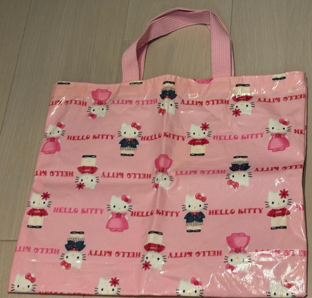 ハローキティ バッグ　ドレス　カジュアル　制服 レッスンバッグ　トート　新品