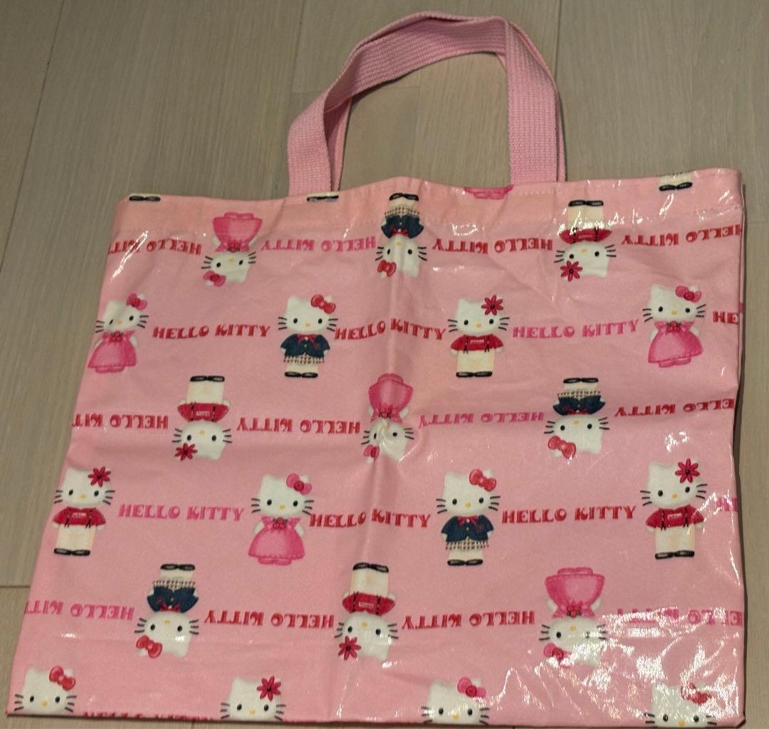 ハローキティ バッグ　ドレス　カジュアル　制服 レッスンバッグ　トート　新品