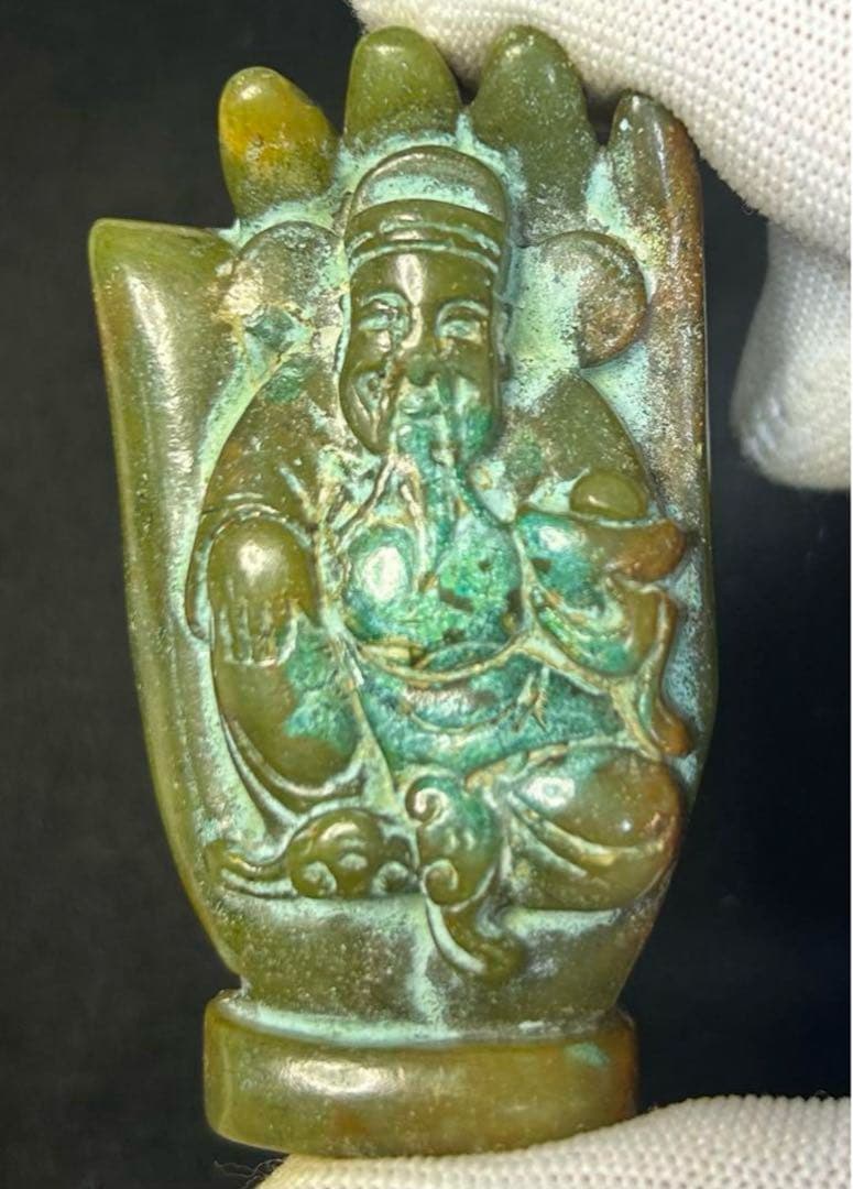 専用　まとめ　古物簪 と古玉手中財神、掛け軸水月観音3点セット