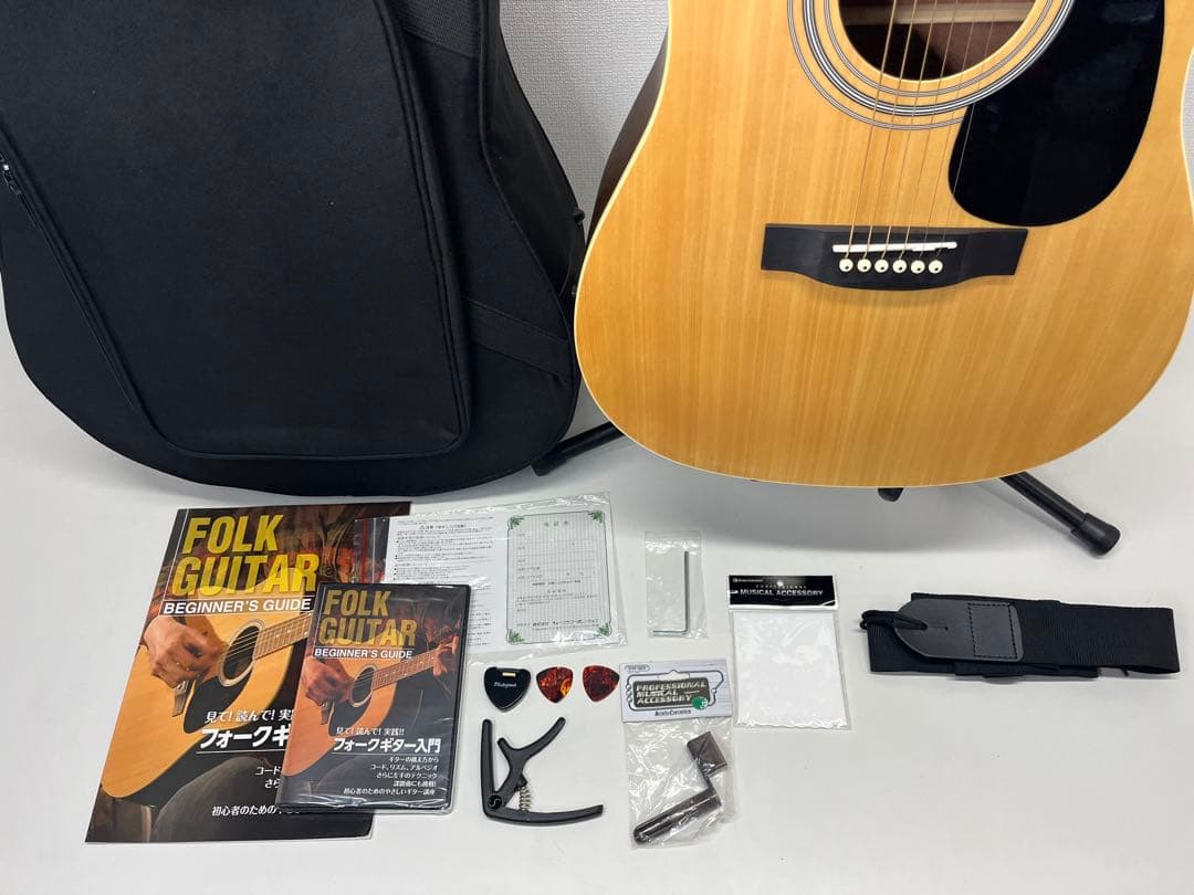 美品 HONEY BEE W-15M N アコースティックギター ハードケース付