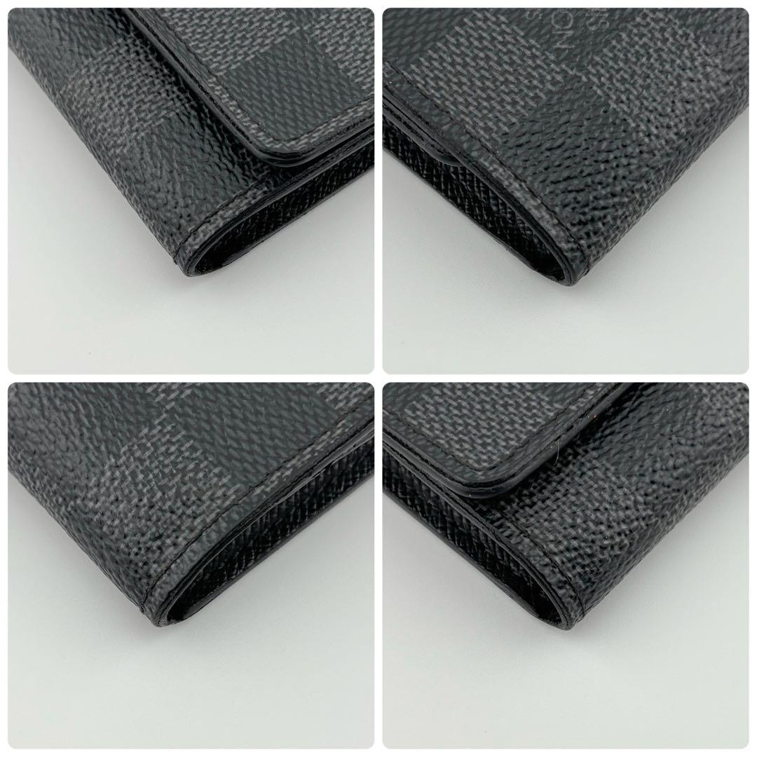 超美品✨ルイヴィトン ダミエ グラフィット ミュルティクレ6 キーケース6 連