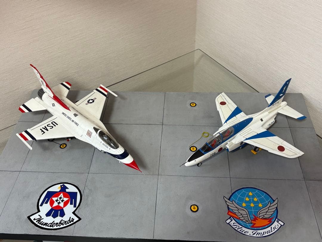 1/48 F-16サンダーバーズ&T-4ブルーインパルス 2009三沢来日時