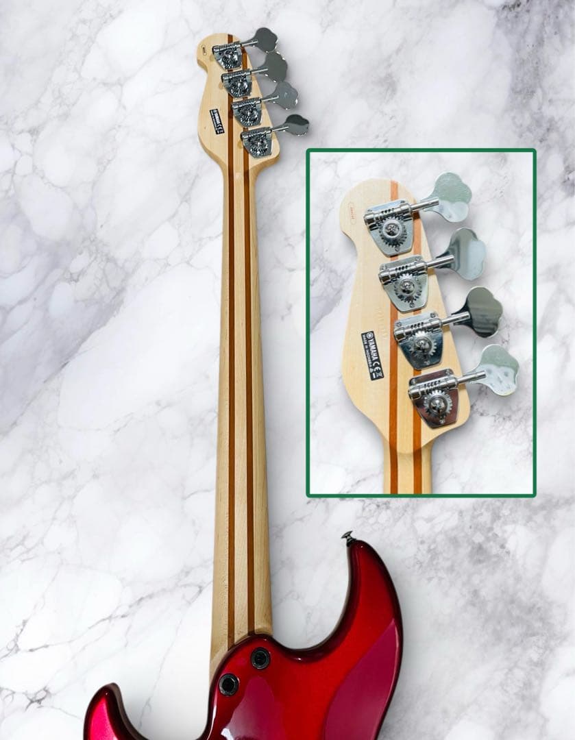 （新品同様）YAMAHA BB424X エレキベース レッドメタリック色