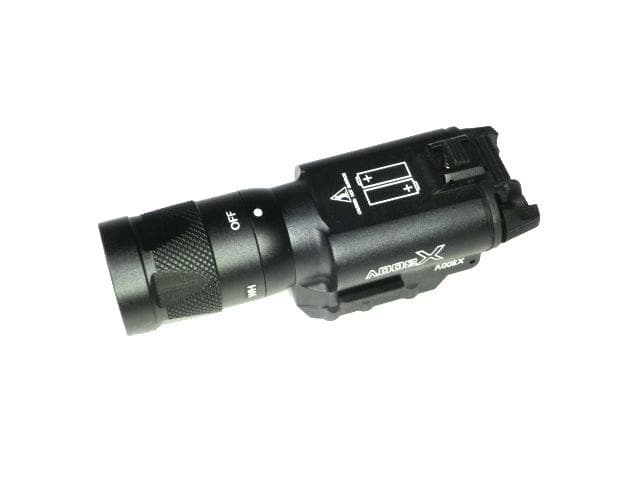 X300V型ウェポンライトLEDピストルライト黒ハンドガンライト新品ストロボ機能