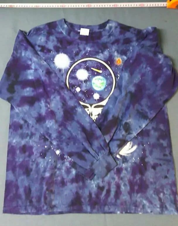 グレートフルデッド、TIEDYEロングスリーブプリントてT-shirt