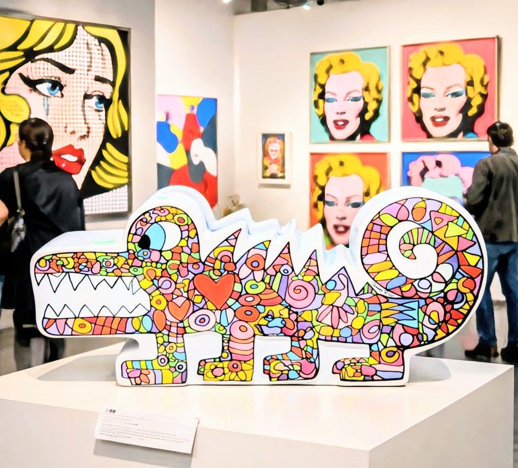 ❤️ポップアートの先駆者James Rizziの ワニ型一輪刺し　A1519