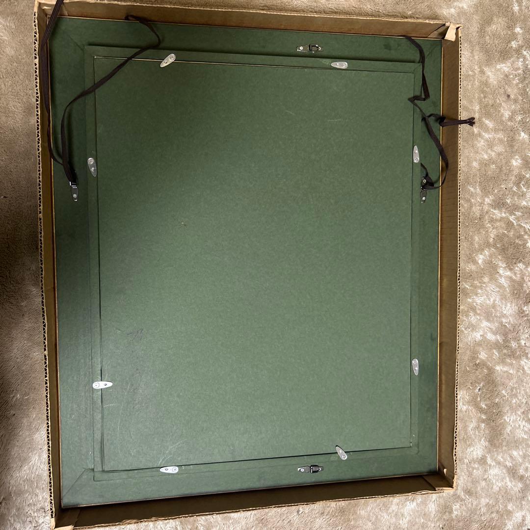 金色 装飾的な油彩額縁 大きめ 8号