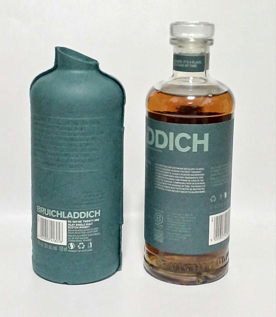 ブルイックラディ 21年 700ml 50% ボトルカバー付き