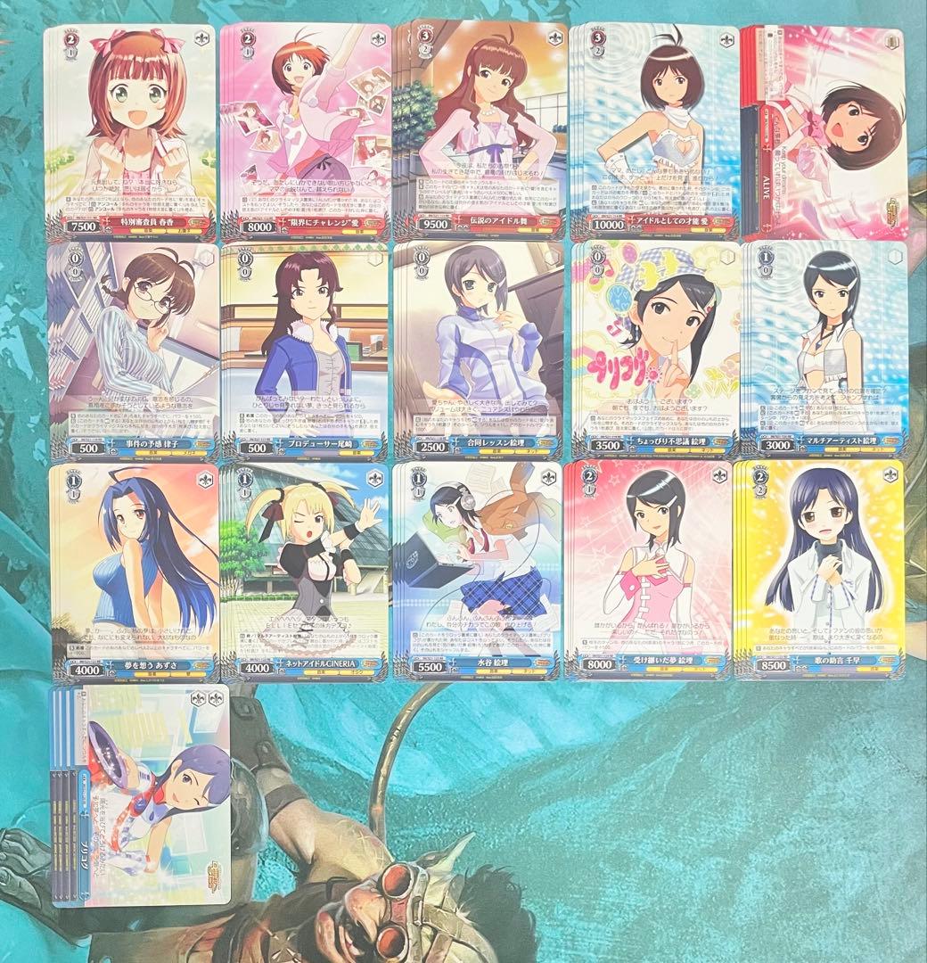 ヴァイスシュヴァルツ アイドルマスター 過去弾 RR以下4コン オマケ付き