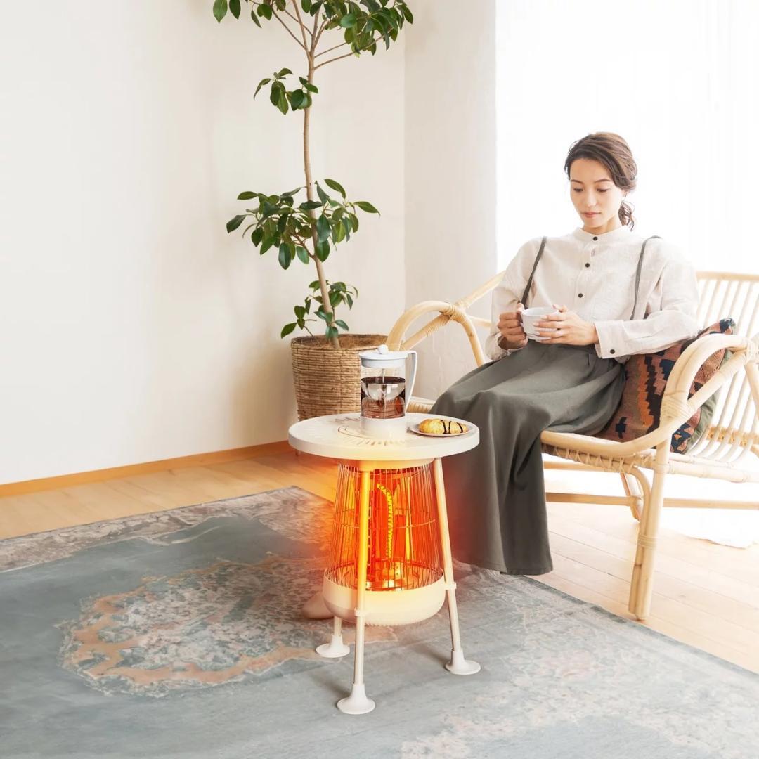 NIPLIFE カーボンヒーター NUKUREA NL-NK25WT 暖房器具