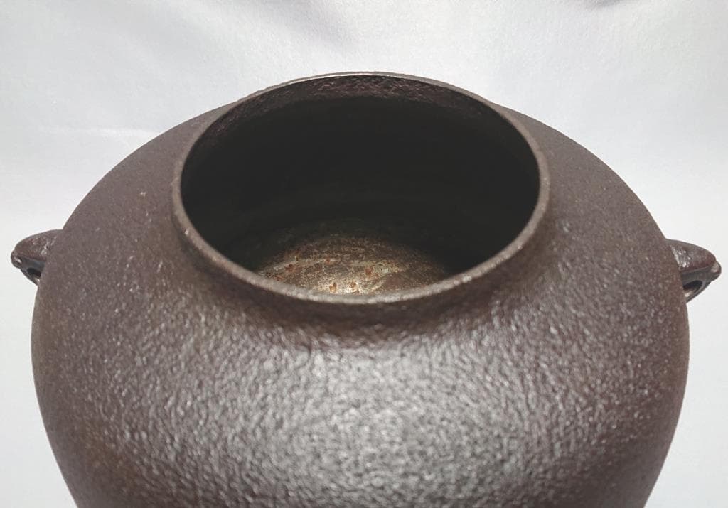 茶道具　釜師 菊地政光 阿弥陀堂釜 茶釜 共箱