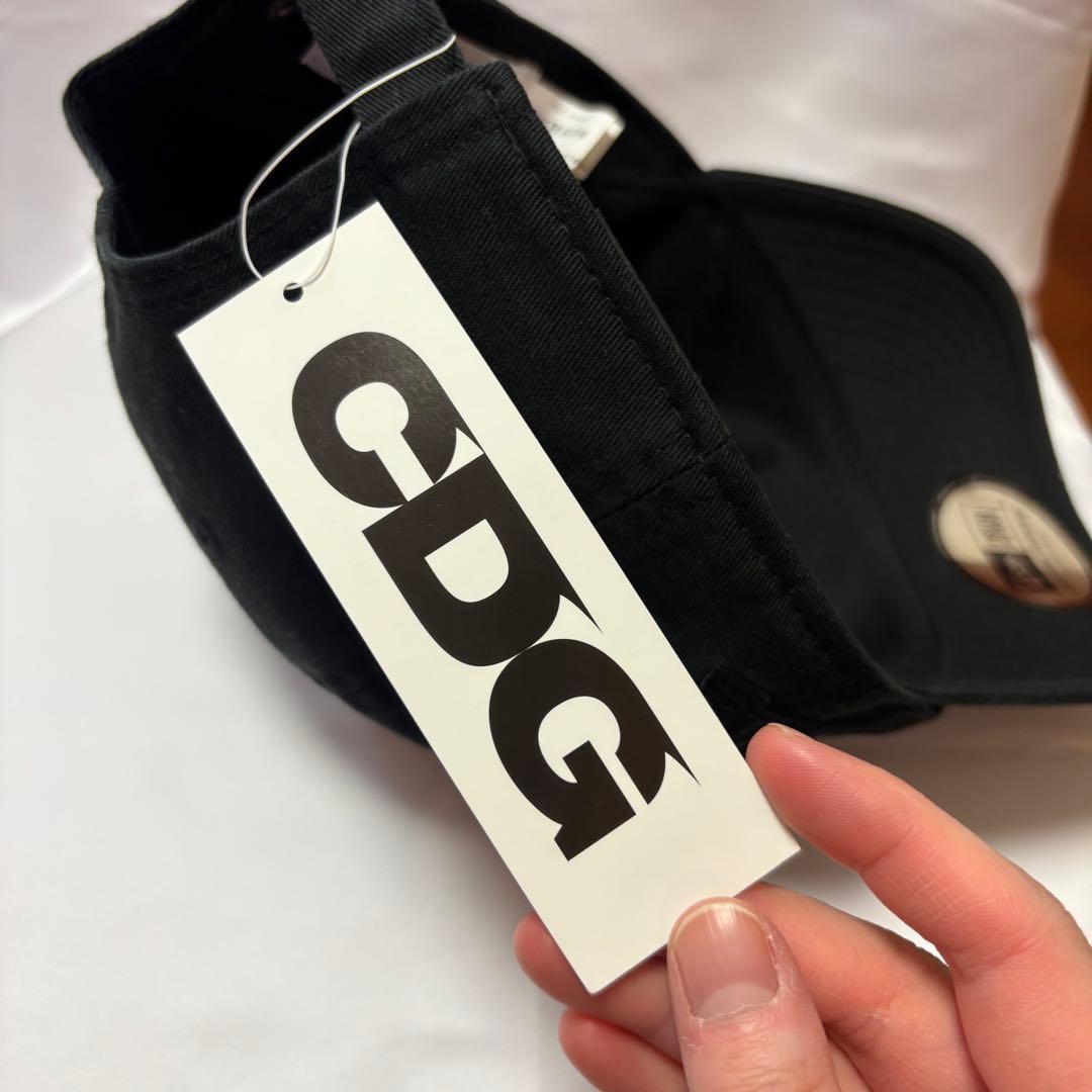 コムデギャルソンCDG ブラックキャップ NEW ERA