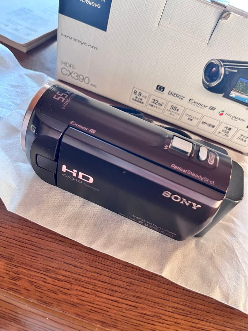 ビデオカメラ SONY Handycam HDR-CX390