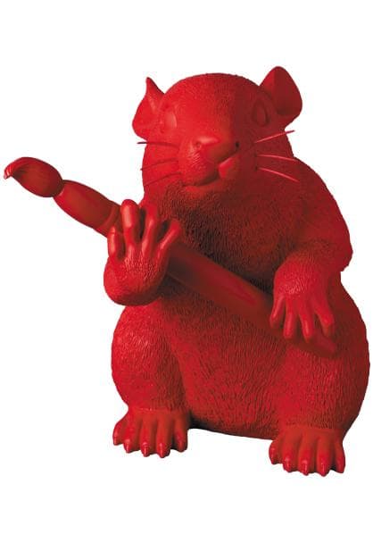 バンクシー LOVE RAT（RED Ver.）