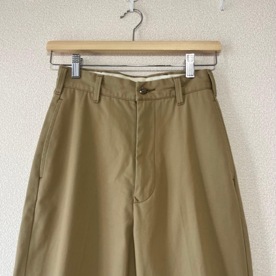 【美品】シンゾーン WASHED HIGH WAIST CHINO定番品 P0