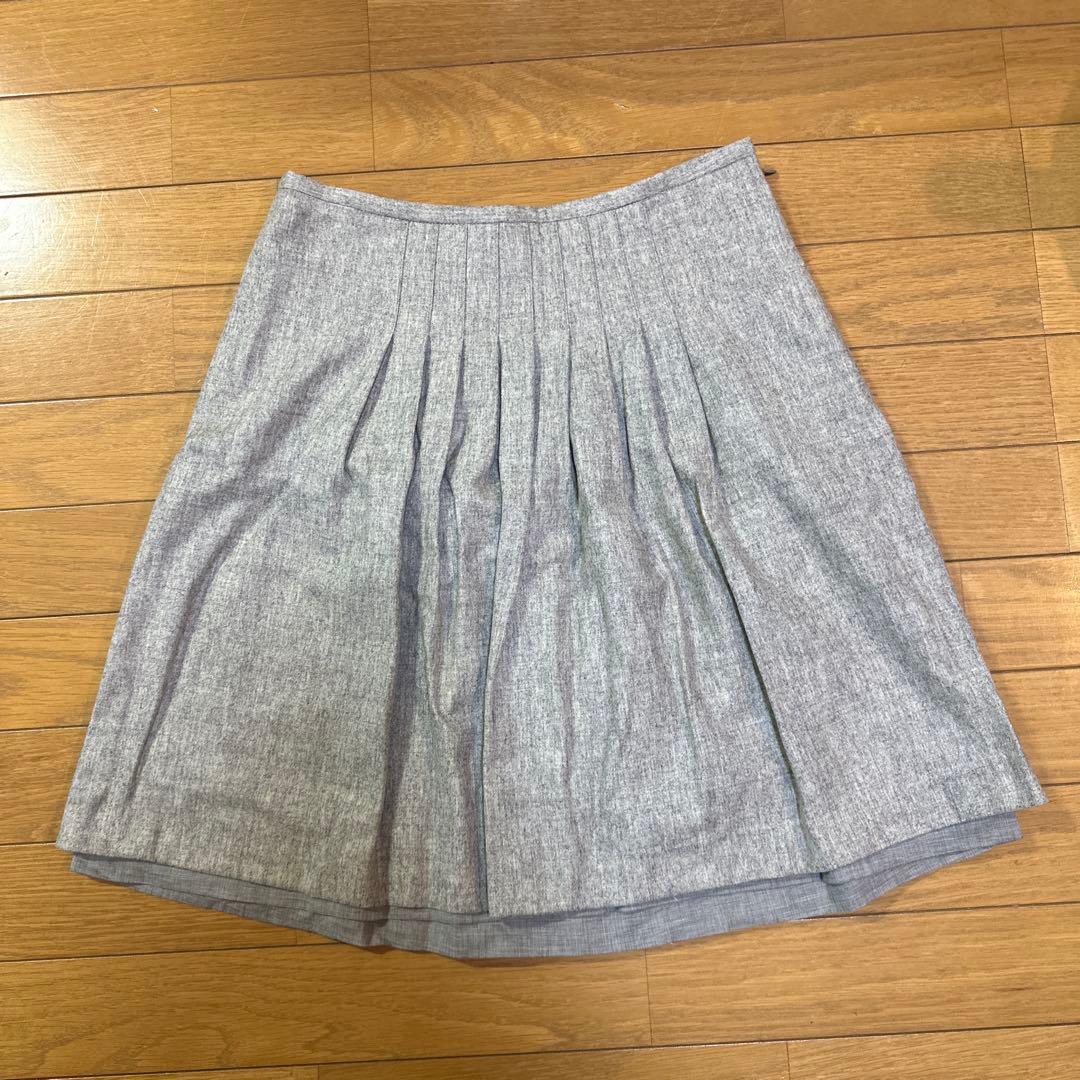 BRUNELLO CUCINELLI プリーツスカート グレー