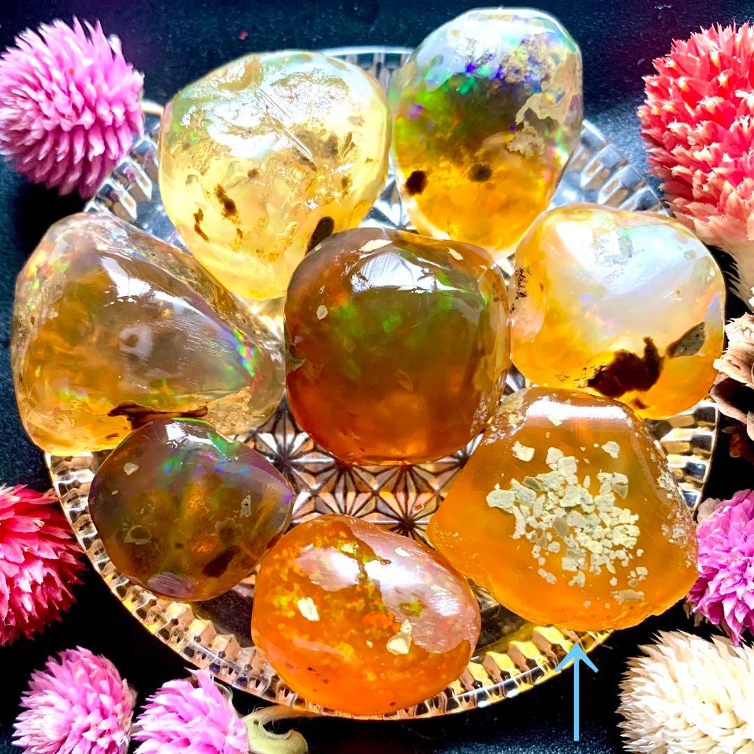 キュートなハンドポリッシュオパール71ct /鉱物標本